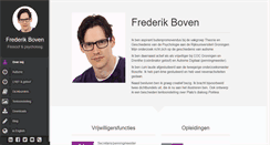 Desktop Screenshot of frederikboven.nl