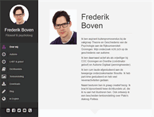 Tablet Screenshot of frederikboven.nl